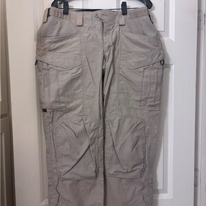 Womens Beige Cargo tactical pants